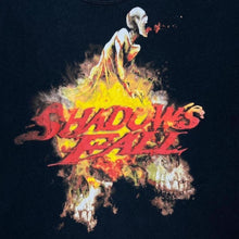 Load image into Gallery viewer, Shadows Fall Graphic Spellout Thrash Metal Metalcore Band T-Shirt
