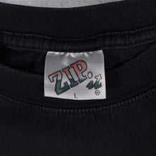 Load image into Gallery viewer, Vintage 90s Zip It London Native American Buffalo Eagle T Shirt Black L Wildlife
