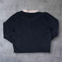 Load image into Gallery viewer, Guinness 2XL Rugby Fleece Collared Sweatshirt Navy Green Colour Block XXL
