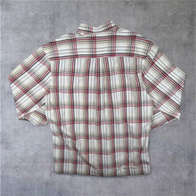Load image into Gallery viewer, Vintage Timberland Red White Multi Check Button-Down Cotton Long Sleeve Shirt
