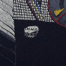 Load image into Gallery viewer, Vintage Jackson Hole "Wyoming" (1994) Native American Wolf Tourist Navy Blue T-Shirt
