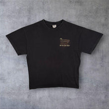 Load image into Gallery viewer, Delta "Moment Of Truth" Deer Animal Nature Wildlife Graphic Faded Black Cotton T-Shirt
