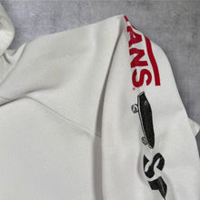 Load image into Gallery viewer, Vans x Spitfire Skateboarding White Pullover Hoodie Mens M Skate Sleeve Print
