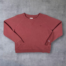 Load image into Gallery viewer, Champion Classic Embroidered Mini Logo Red Crewneck Sweatshirt
