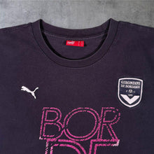 Load image into Gallery viewer, Puma Girondins de Bordeaux FC T Shirt Mens M Navy Pink Retro Football Ligue 1
