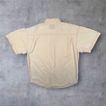 Load image into Gallery viewer, Vintage Wrangler Faded Dusty Yellow Short Sleeve Cotton Shirt
