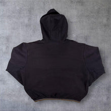 Load image into Gallery viewer, Nottingham Panthers CCM Ice Hockey Hoodie Black Lace Up Embroidered
