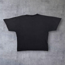 Load image into Gallery viewer, Early 00's Ride Hard Eagle Biker Spellout Graphic Faded Black Cotton T-Shirt
