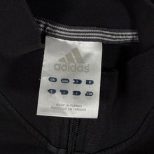 Load image into Gallery viewer, Vintage Y2K Adidas Black Full Zip Track Jacket Sweatshirt Small Logo Mens Large
