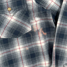 Load image into Gallery viewer, Levi's Western Multi Plaid Check Long Sleeve Cotton Popper Shirt
