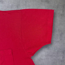 Load image into Gallery viewer, Vintage 80s Red Pocket T Shirt Single Stitch Blank Tee Large Medium USA
