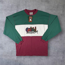 Load image into Gallery viewer, Vintage 90s Chilli Boys Colour Block Long Sleeve T Shirt Graphic One Size XL Retro

