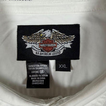 Load image into Gallery viewer, Harley Davidson Genuine MotorClothes Shirt XXL White Flame Graphic Biker Y2K
