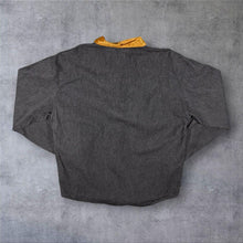 Load image into Gallery viewer, Vintage Dismero "Glamour" Cowboy Western Embroidered Dark Grey Long Sleeve Shirt
