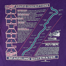 Load image into Gallery viewer, Vintage 1993 Nantahala River T Shirt M Hanes Beefy T USA Whitewater Rafting
