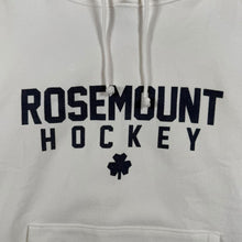 Load image into Gallery viewer, Champion Reverse Weave Rosemount Hockey Graphic White Pullover Hoodie
