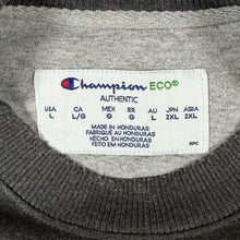Load image into Gallery viewer, Champion Eco Classic Embroidered Mini Logo Grey Crewneck Sweatshirt
