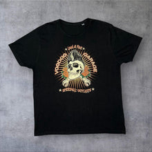 Load image into Gallery viewer, Voodoo Garage "Speedway Outcasts" Gothic Biker Rockabilly Skull Graphic T-Shirt
