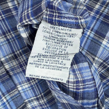 Load image into Gallery viewer, Ralph Lauren Mens XXL 100% Linen Shirt Blue Plaid Check Button Down Pony
