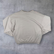Load image into Gallery viewer, Early 00's Reebok Embroidered Logo Spellout Cream Crewneck Sweatshirt
