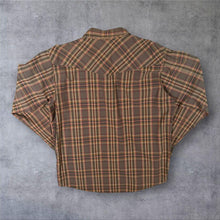 Load image into Gallery viewer, Patagonia Long Sleeved Good Shirt Mens M Brown Plaid Organic Cotton 52251 Western
