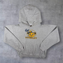 Load image into Gallery viewer, 00's Cal Berkeley University College Mascot Spellout Graphic Grey Hoodie
