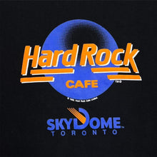 Load image into Gallery viewer, Vintage Hard Rock Cafe (1989) “Skydome Toronto” Souvenir Spellout Graphic T-Shirt
