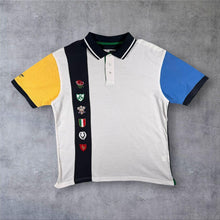 Load image into Gallery viewer, Cotton Traders Six Nations Rugby Polo Shirt L Retro Embroidered England Wales
