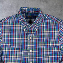 Load image into Gallery viewer, Polo Ralph Lauren Mens Shirt S Multicolour Plaid Check Cotton Button Down
