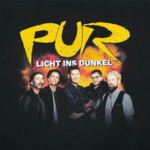 Load image into Gallery viewer, Pur "Licht Ins Dunkel" German Pop Rock Music Band Black T-Shirt
