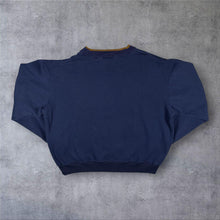 Load image into Gallery viewer, Vintage Northwest Territory "National Wildlife Preserve" Embroidered Blue Sweatshirt
