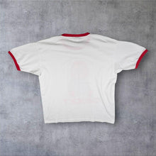 Load image into Gallery viewer, Universal "Chucky" Cult Horror Movie Graphic White Red Cotton Ringer T-Shirt
