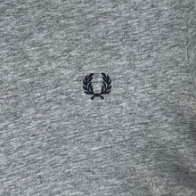 Load image into Gallery viewer, Fred Perry Classic Essential Embroidered Mini Logo Grey Short Sleeve T-Shirt
