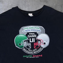 Load image into Gallery viewer, NFL Philadelphia Eagles Vs. New England Patriots "Final Game LII" Football T-Shirt
