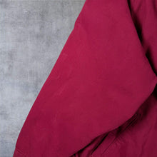 Load image into Gallery viewer, BDG Urban Outfitters Alba Worker Jacket M Red Canvas Corduroy Collar Workwear
