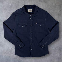 Load image into Gallery viewer, &amp;SONS Sunday Shirt Utility Navy XL Pearl Snap Workwear Overshirt And Sons

