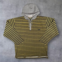 Load image into Gallery viewer, Vintage Y2K Newclassic Quarter Zip Hoodie XXL 56/58 Striped Retro Sweatshirt
