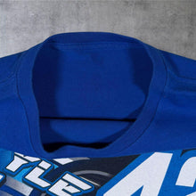 Load image into Gallery viewer, Nascar Chip Ganassi Racing "Kyle Larson" Motorsports Graphic Blue Cotton T-Shirt
