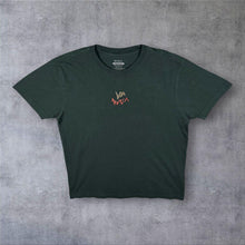 Load image into Gallery viewer, RVCA "Dayshift" Relaxed Fit Skater Embroidered Green Cotton T-Shirt
