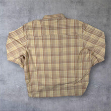 Load image into Gallery viewer, Patagonia Sun Stretch Shirt Mens XXL 52198 Jetty Sespe Tan Plaid Fishing Technical
