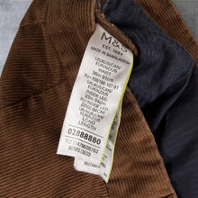 Load image into Gallery viewer, M&amp;S Mens Brown Corduroy Trousers W36 L33 Regular Fit Straight Leg Cords
