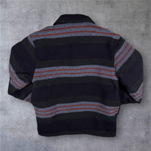 Load image into Gallery viewer, Vintage Rocky Ridge Blanket Jacket Mens M Western Southwestern Striped Lined Coat
