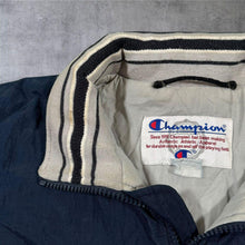 Load image into Gallery viewer, Vintage Champion Space Adventures Padded Jacket Navy Retro Sportswear
