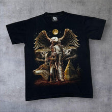 Load image into Gallery viewer, Early 00’s Metal Rock Native American Nature Wildlife Graphic T-Shirt
