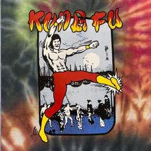 Load image into Gallery viewer, Hanes Kung-Fu Martial Arts Bruce Lee Cartoon Graphic Spellout Tie Dye T-Shirt
