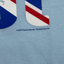 Load image into Gallery viewer, Vintage Starworld (2004) Green Day "American Idiot" Pop Punk Band Blue Cotton T-Shirt
