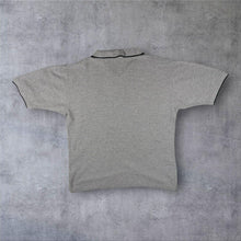 Load image into Gallery viewer, Vintage Walt Disney World Embroidered Mini Logo Grey Short Sleeve Cotton Polo Shirt
