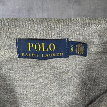 Load image into Gallery viewer, Polo Ralph Lauren Quarter Zip Jumper Mens Small Grey Pony Logo Pullover Sweater
