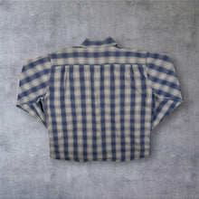 Load image into Gallery viewer, Early 00's Lee Blue Grey Multi Check Long Sleeve Cotton Shirt

