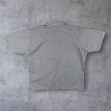 Load image into Gallery viewer, Vintage Ben Davis Hickory Stripe Half Zip Shirt Made In USA 90s Workwear XL
